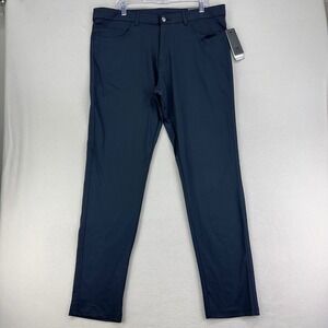 LEG3ND Slim Tech Pants Mens 38x32 Black NWT Stretch Travel Career‎